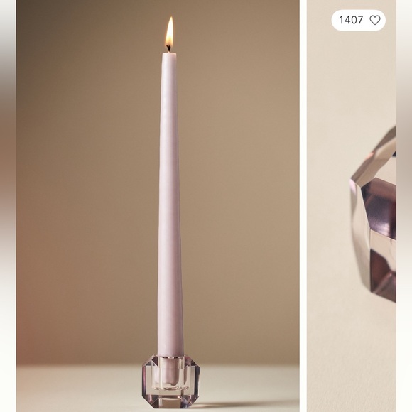 Anthropologie glass candle holders - Picture 4 of 8
